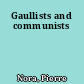 Gaullists and communists