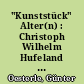 "Kunststück" Alter(n) : Christoph Wilhelm Hufeland und Immanuel Kant