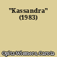"Kassandra" (1983)