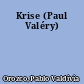 Krise (Paul Valéry)