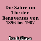 Die Satire im Theater Benaventes von 1896 bis 1907