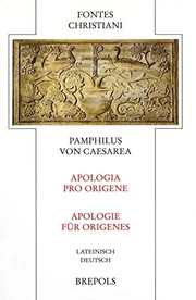 Apologia pro Origine : [lateinisch - deutsch] = Apologie für Origenes