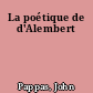 La poétique de d'Alembert