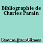 Bibliographie de Charles Parain