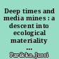 Deep times and media mines : a descent into ecological materiality of technology
