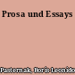 Prosa und Essays