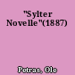"Sylter Novelle"(1887)