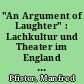 "An Argument of Laughter" : Lachkultur und Theater im England der Frühen Neuzeit