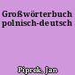 Großwörterbuch polnisch-deutsch