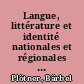 Langue, littérature et identité nationales et régionales : Jacob Grimm entre l'Allemagne et la France : le cas breton