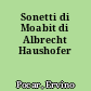 Sonetti di Moabit di Albrecht Haushofer