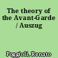 The theory of the Avant-Garde / Auszug