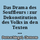 Das Drama des Souffleurs : zur Dekonstitution des Volks in den Texten Georg Büchners