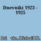 Dnevniki 1923 - 1925