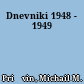 Dnevniki 1948 - 1949