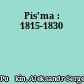 Pis'ma : 1815-1830