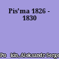 Pis'ma 1826 - 1830