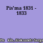 Pis'ma 1831 - 1833