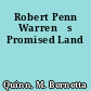 Robert Penn Warrenęs Promised Land