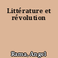 Littérature et révolution