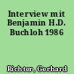 Interview mit Benjamin H.D. Buchloh 1986