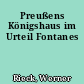 Preußens Königshaus im Urteil Fontanes
