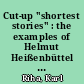 Cut-up "shortest stories" : the examples of Helmut Heißenbüttel and Ror Wolf