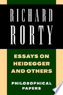 Essays on Heidegger and others