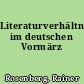 Literaturverhältnisse im deutschen Vormärz