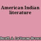 American Indian literature