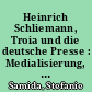 Heinrich Schliemann, Troia und die deutsche Presse : Medialisierung, Popularisierung, Inszenierung