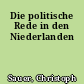 Die politische Rede in den Niederlanden
