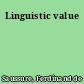 Linguistic value