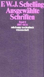 Schriften 1807 - 1834