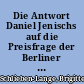Die Antwort Daniel Jenischs auf die Preisfrage der Berliner Akademie zur "Vergleichung der Hauptsprachen Europas" von 1794