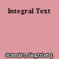 Integral Text