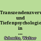 Transzendenzverweigerung und Tiefenpsychologie in Max Frischs Roman 'Stiller'