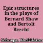 Epic structures in the plays of Bernard Shaw and Bertolt Brecht