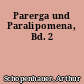 Parerga und Paralipomena, Bd. 2