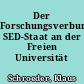 Der Forschungsverbund SED-Staat an der Freien Universität Berlin