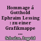 Hommage á Gotthold Ephraim Lessing : zu einer Grafikmappe hallescher Künstler anläßlich des 250. Geburtstages von Lessing