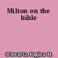 Milton on the bible