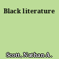 Black literature