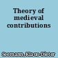 Theory of medieval contributions
