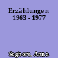 Erzählungen 1963 - 1977