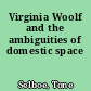 Virginia Woolf and the ambiguities of domestic space