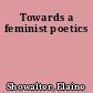 Towards a feminist poetics