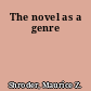 The novel as a genre