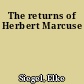 The returns of Herbert Marcuse