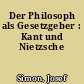 Der Philosoph als Gesetzgeber : Kant und Nietzsche